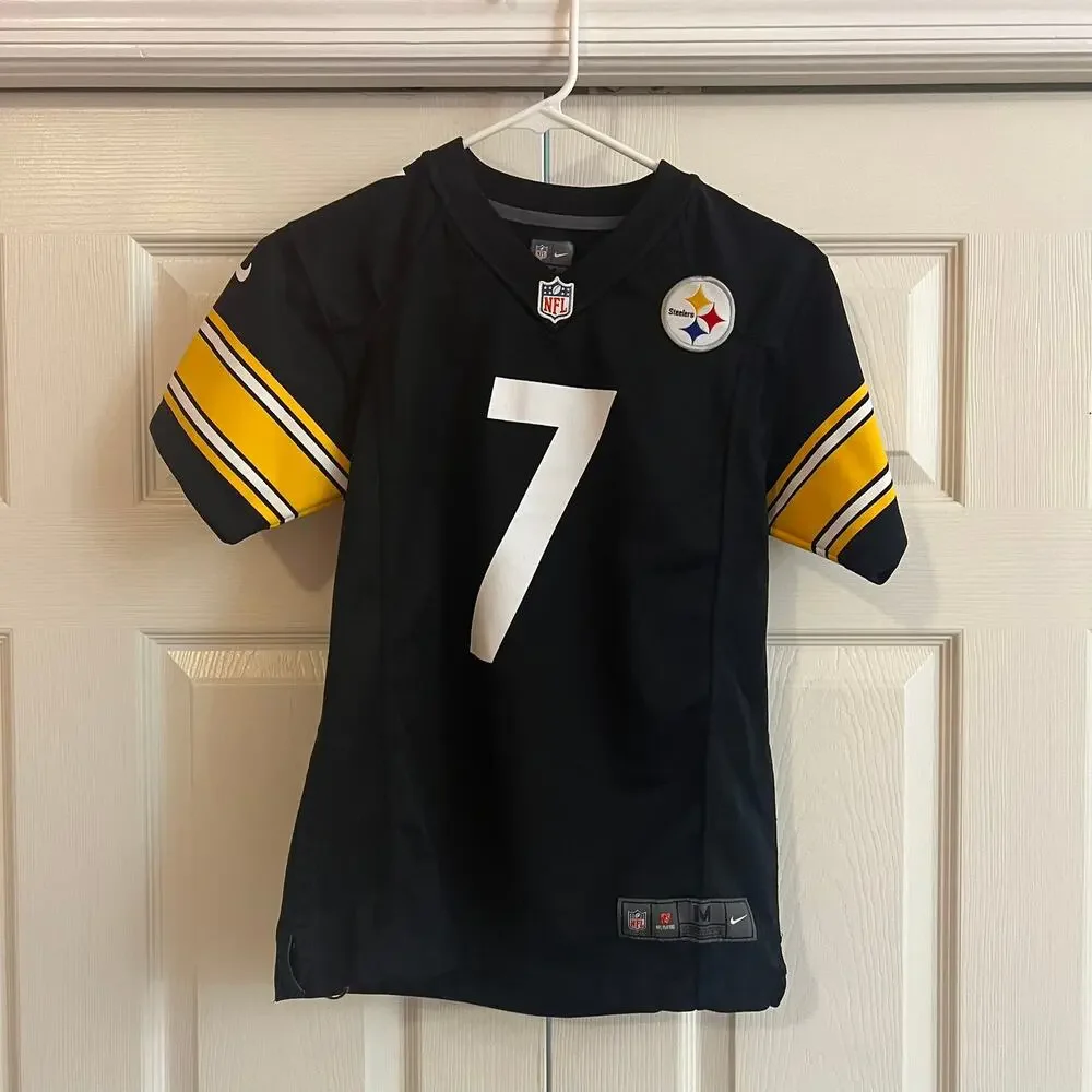 NFL Pittsburgh Steelers Youth Ben Roethlisberger Jersey Size M Football Playoffs